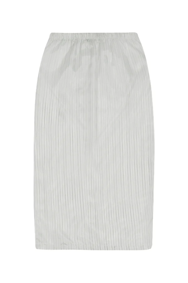 JS ED1 MD0009 PENCIL SKIRT WHITE STRIPES