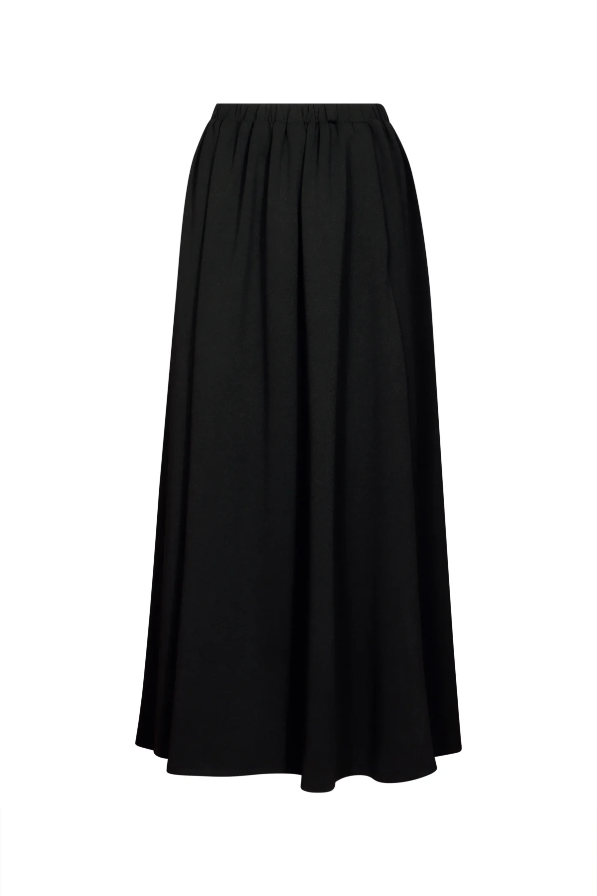 JS ED1 MD0012 MIDI POCKET SKIRT BLACK