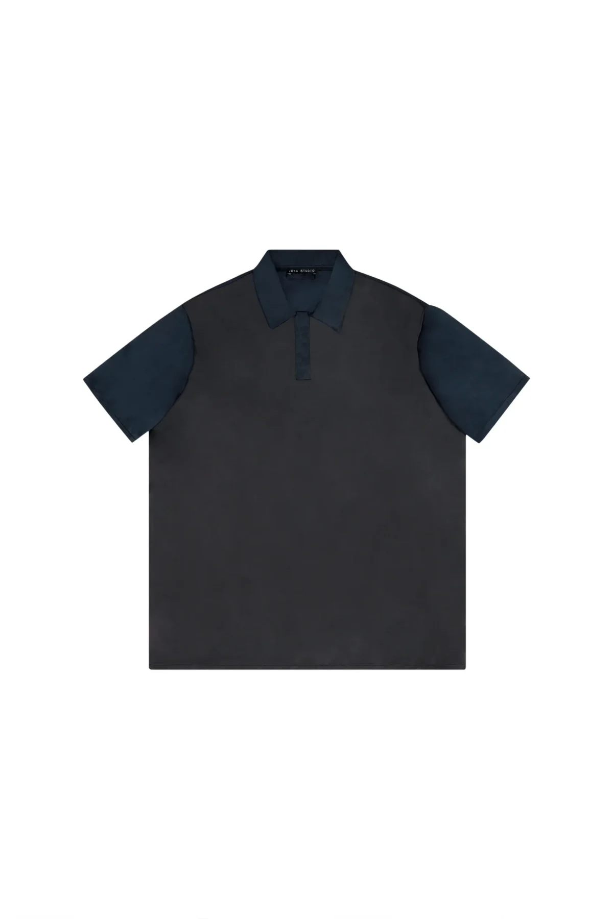 JS ED1 MD0021 POLO VISC BLACK/BLUE