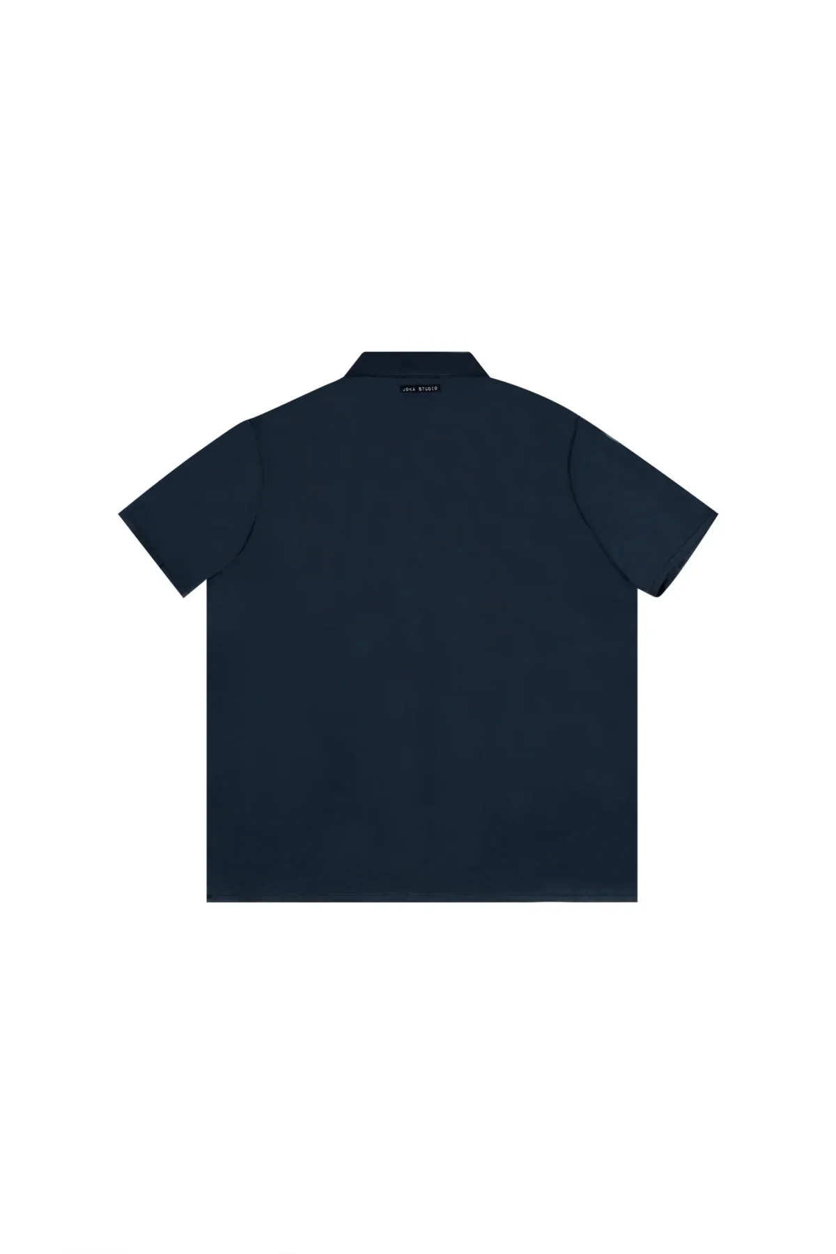 JS ED1 MD0021 POLO VISC BLACK/BLUE - Image 2