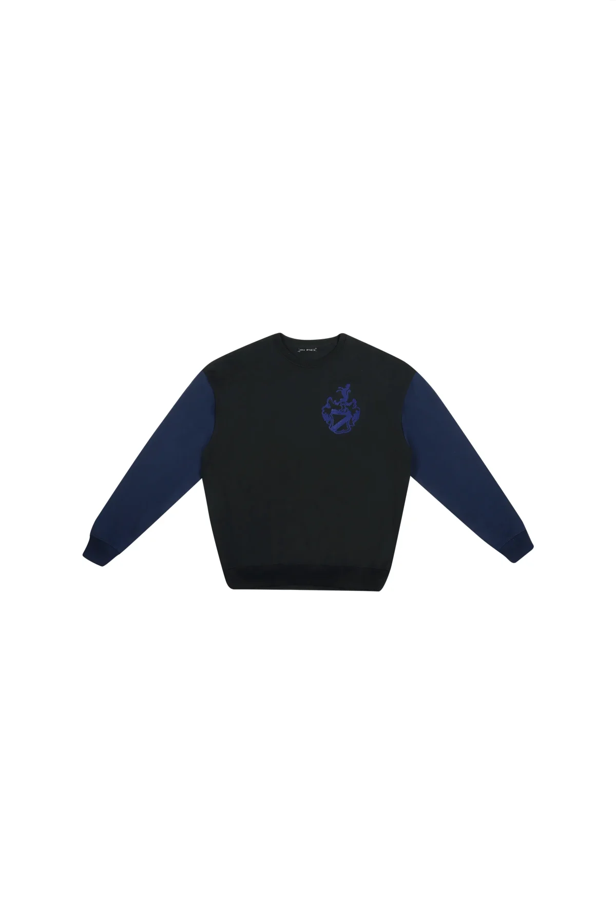 JS ED1 SS0002 SWEAT BLACK/BLUE