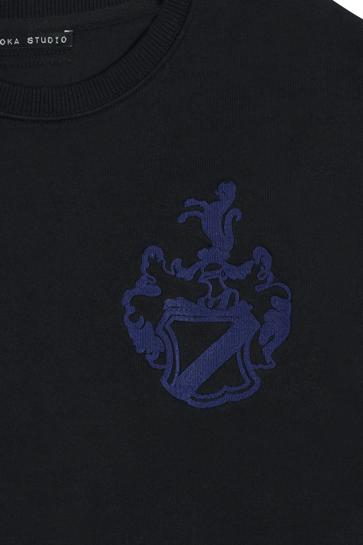 JS ED1 SS0002 SWEAT BLACK/BLUE - Image 4
