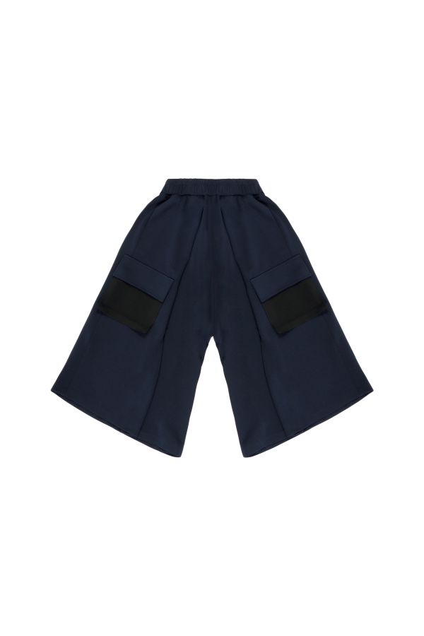 JS ED1 MD0019 CARGO PANTS BLUE/BLACK