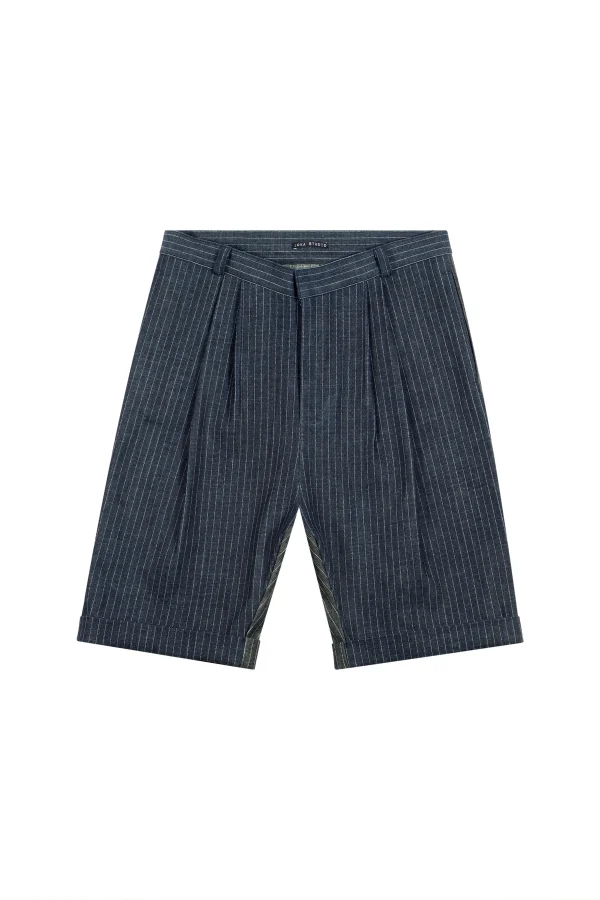 JS ED1 MD0032 SHORTS JNS BLACK/BLUE