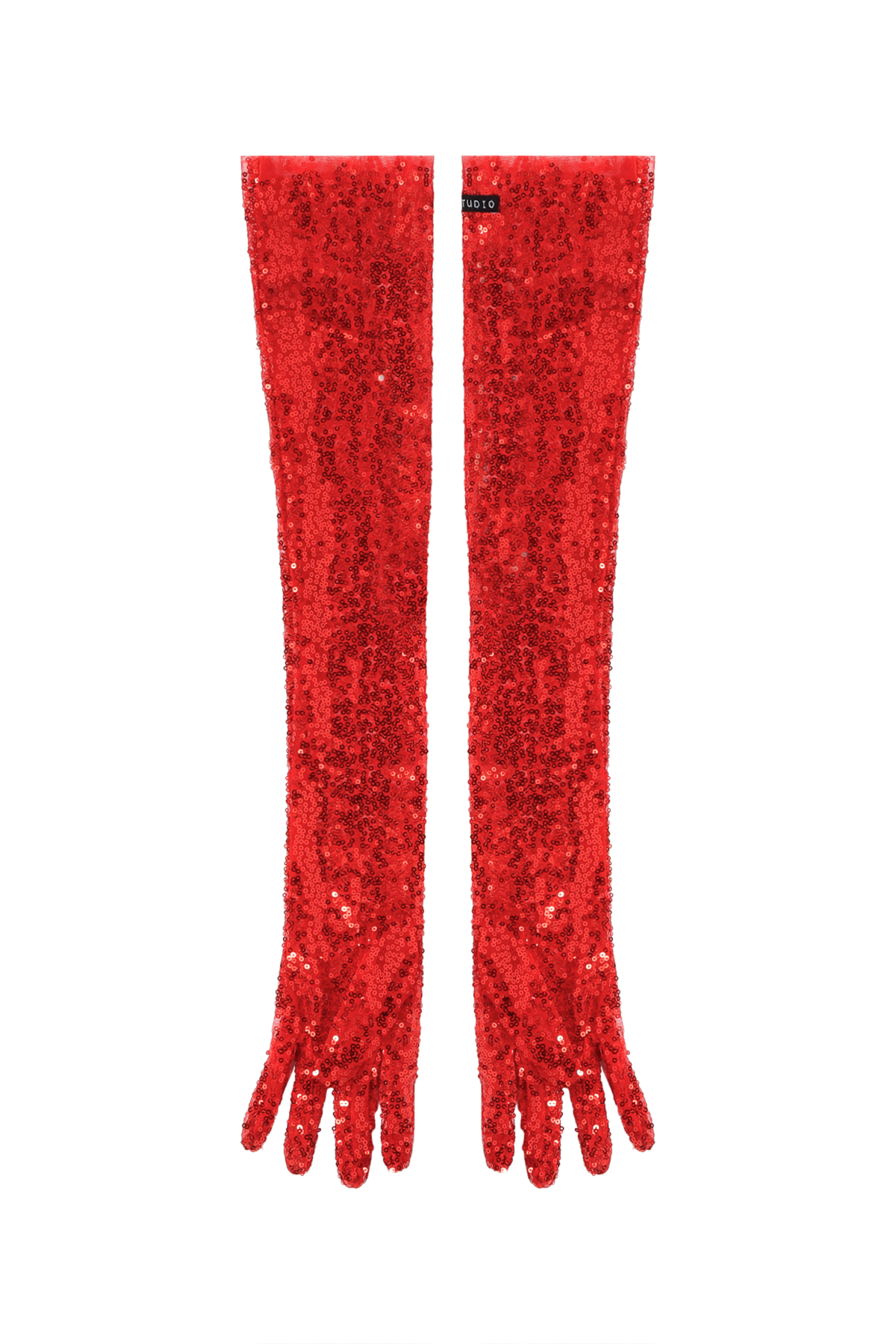 JS ED1 TM0007 GLV SEQUIN RED - Image 2