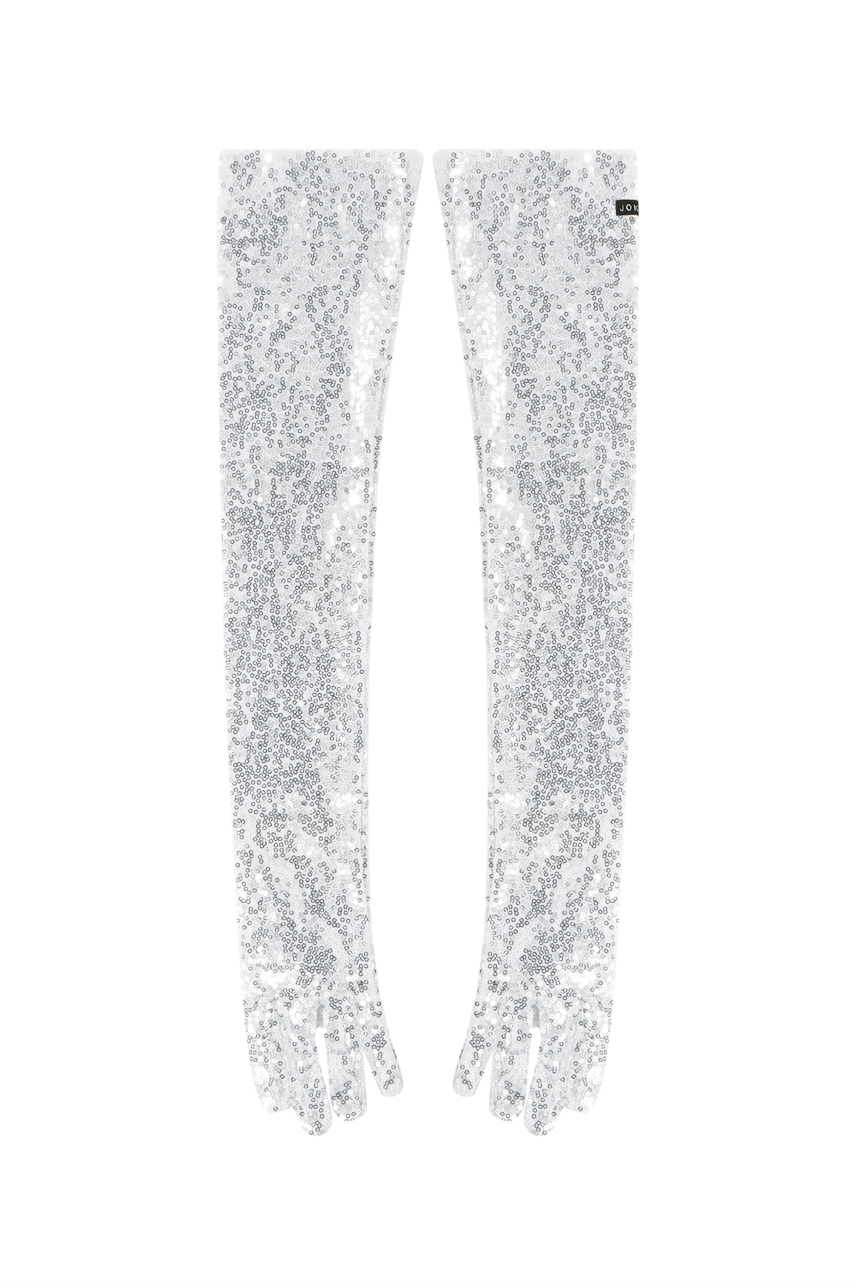JS ED1 TM0008 GLV SEQUIN SILVER