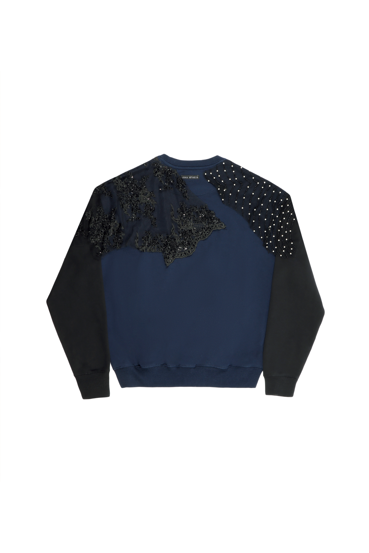 JS ED1 LACE001 SWEAT BLUE_BLACK - Image 2