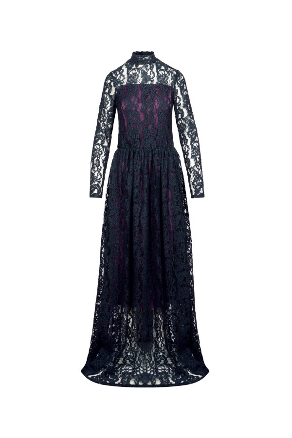 JS ED2 OBJECTS MD001 LACE GOWN BLUE